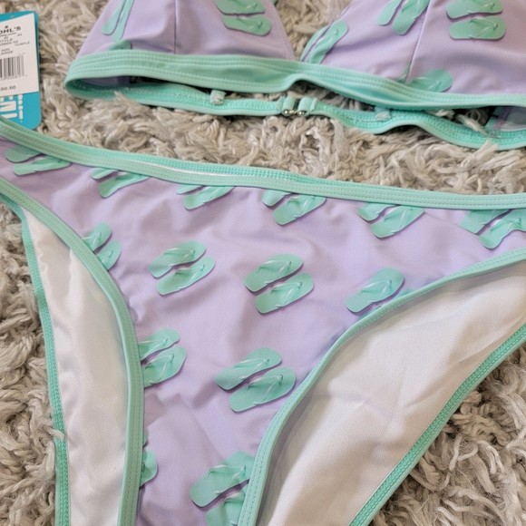 Bikini set nwt size large flip flop - Picture 2 of 5